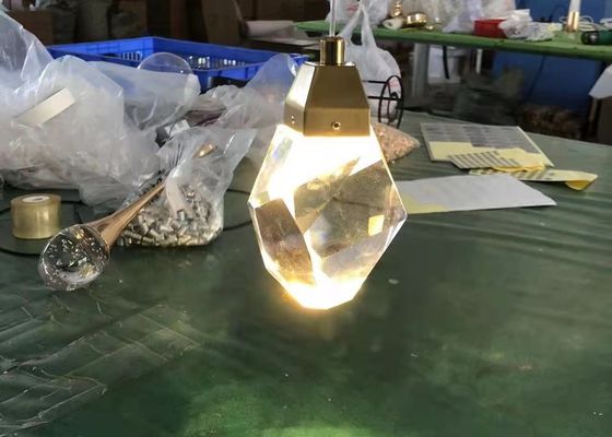 Large Crystal LED Chandelier Luxury K9 Diamond Crystal Hanging Light Living Room Pendant Lamp