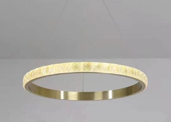 Decorative Lamp Led Chandelier Chrome Round Ring Lighting Large Modern Crystal Chandelier