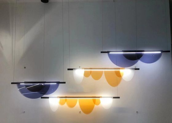 Modern Fancy Coffee Shop Living Room  Led Hanging Chandelier Pendant Lamp