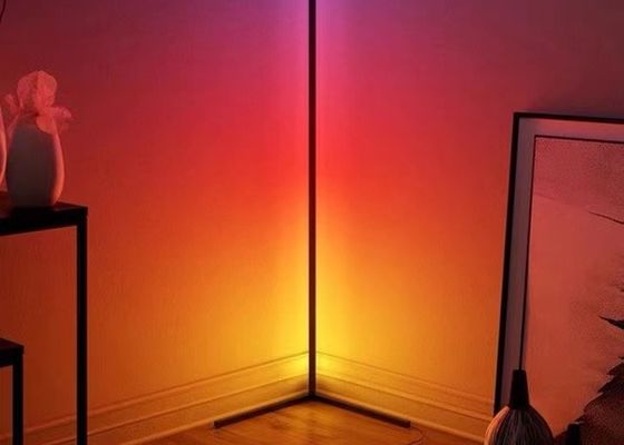 Hot Wholesale Colorful Remote Control Corner Led Floor Lamp  For Home Bedroom