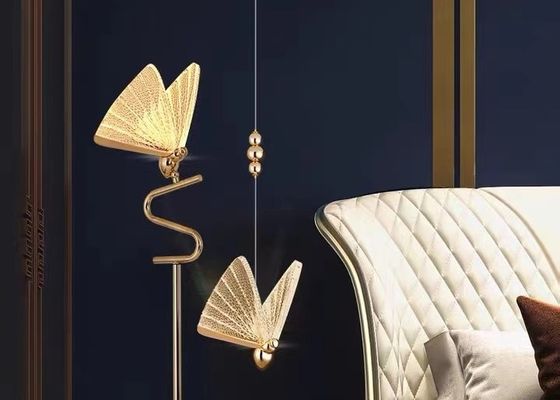 LED Lamp Hotel Lobby Villa Staircase Custom Luxury Butterfly Bar Chandelier