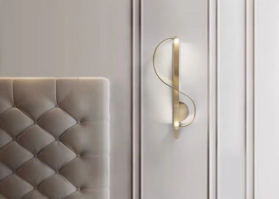 Modern New Style LED Indoor Gold Wall Light For Living Bedroom  Wall Lamp
