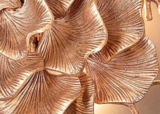 Copper High Quality Living Room Flower Plant Decorative Wall Lights