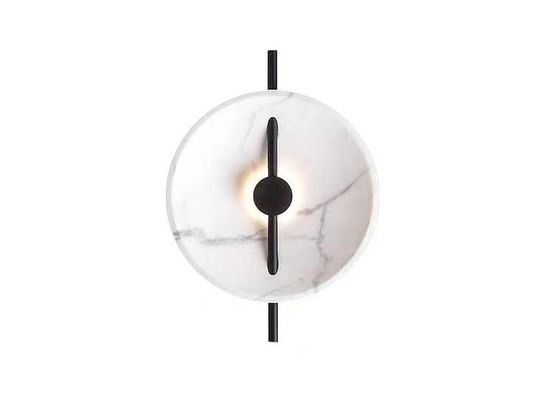 New Design Bedside Decorative Marble Black Bedroom Indoor Wall Mounted Sconce Lamp