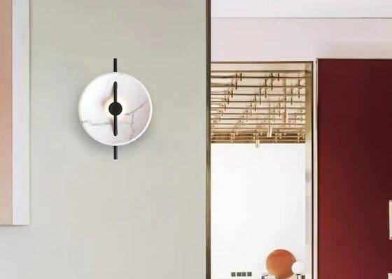 New Design Bedside Decorative Marble Black Bedroom Indoor Wall Mounted Sconce Lamp