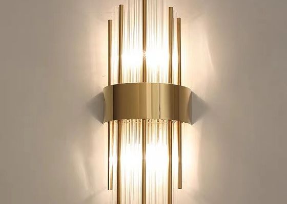 Luxury Design Indoor Decoration Living Room Dining Room Staircase Modern LED Crystal Wall Lamp