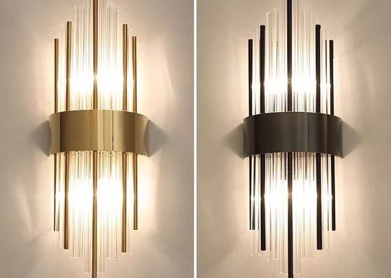 Luxury Design Indoor Decoration Living Room Dining Room Staircase Modern LED Crystal Wall Lamp