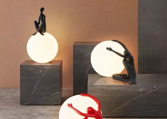 Resin New Original Acrylic Ball Table Lamp Decorative Art Deco Table Lamp