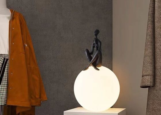 Resin New Original Acrylic Ball Table Lamp Decorative Art Deco Table Lamp