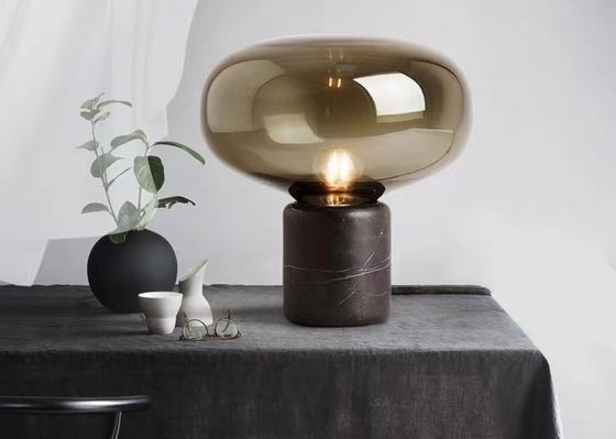 Bedside Manufacturers Table Lamp Restaurant Nordic Smoky Glass Balls Table Lamp