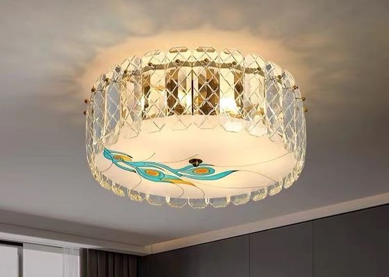 Ceiling Luxury Crystal Lamp Modern Ceiling Luxury Light Led Ceiling Fans Lights For Living Room