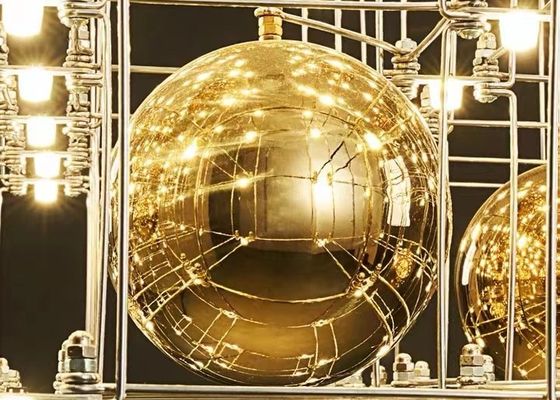 Modern wedding luxury hanging ball light with crystal chandelier