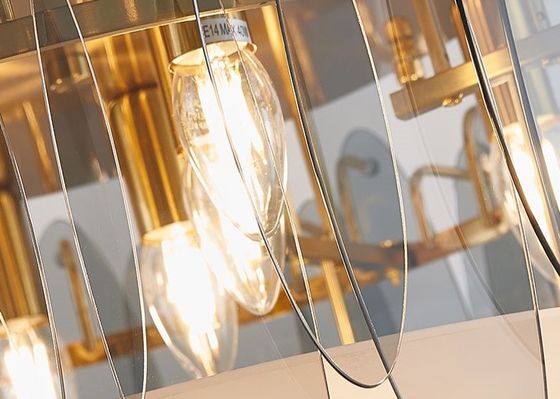 Factory Price Modern Colorful Big Glass Led Ceiling Lamp For Home