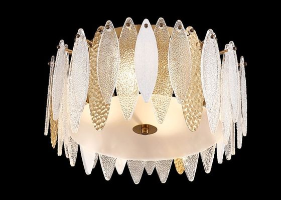 Factory Price Modern Colorful Big Glass Led Ceiling Lamp For Home