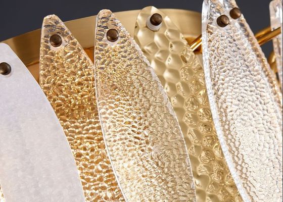 Factory Price Modern Colorful Big Glass Led Ceiling Lamp For Home