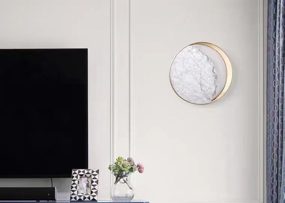 Luxury Design Indoor Decoration Living Room Staircase Modern LED Marble Wall Lamp