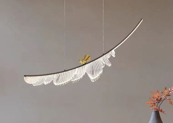 Gold Bird Led Pendant Light Fixtures Suspended Pendant Lamp
