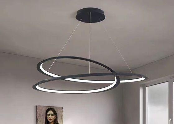 Metal Aluminum Interior Decoration Chandelier Lighting Fixtures large led pendant lights