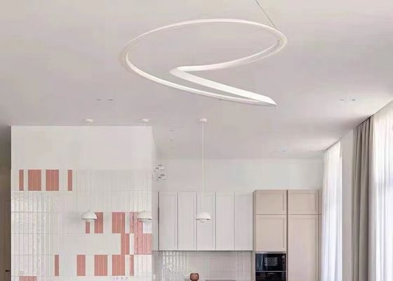 Metal Aluminum Interior Decoration Chandelier Lighting Fixtures large led pendant lights