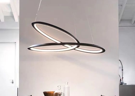 Metal Aluminum Interior Decoration Chandelier Lighting Fixtures large led pendant lights