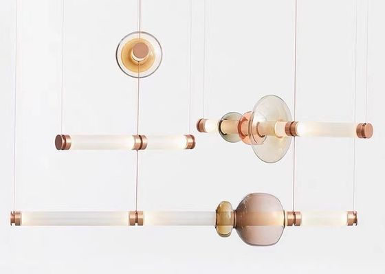 Modern Hotel Villa Lobby LED Pendant Lamp bedroom Chandelier Crystal Luxury Chandelier Hanging