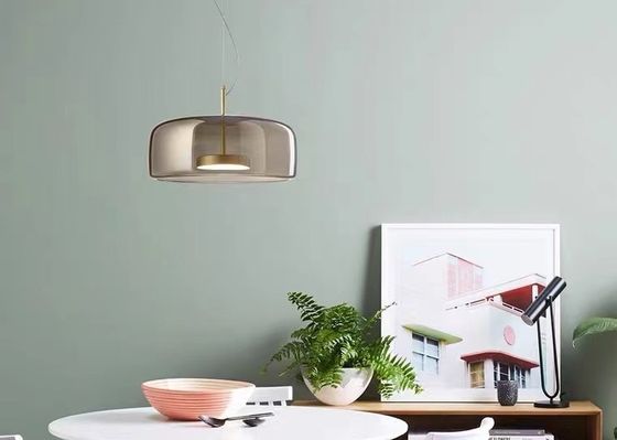 Bedside Brass Hotsale Led  Glass Pendant Lamp