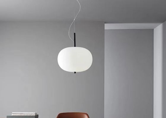 Hot Selling Nordic Style Metal Pendant Light Fixture Indoor Bedroom Bedside Glass Led Pendant Lamp