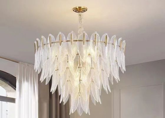 Modern Hotel Lighting Dining Room Luxury Glass Chandeliers Crystal Pendant Lamp Led For Home Decor Weding Lighting