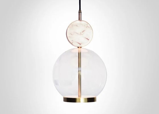 New Marble Led Pendant Chandelier Light Glass Ceiling Kitchen Lights