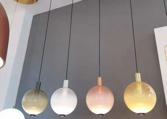 Modern Designer Lamp Decorative Indoor Glass Ball Suspension Light Pendant Lamp