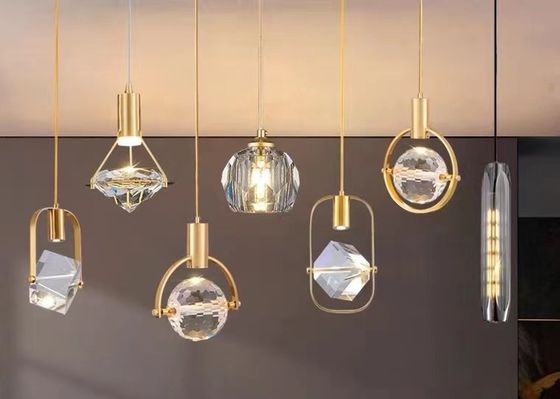 Modern Designer Lamp Decorative Indoor Crystal Suspension Light Pendant Lamp