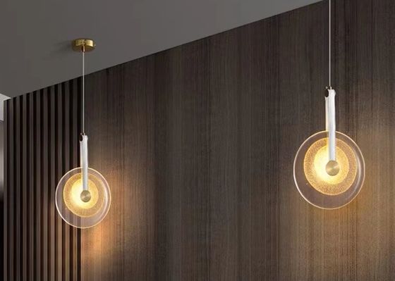 Modern Designer Lamp Decorative Indoor Round Glass Suspension Light Pendant Lamp