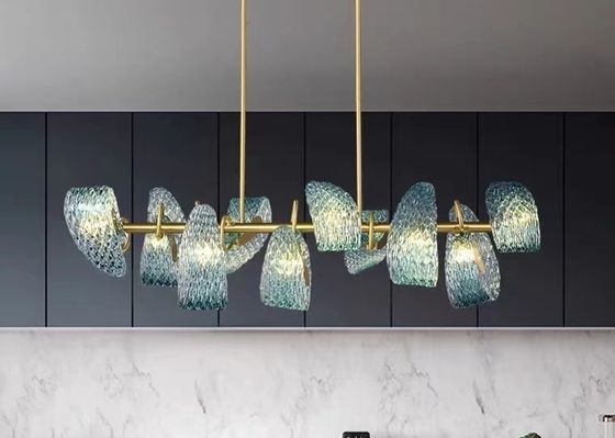 Luxury Hanging Fixture Firework Pendant Lights Led Lighting Modern Flower Glass Chandeliers And Lamps