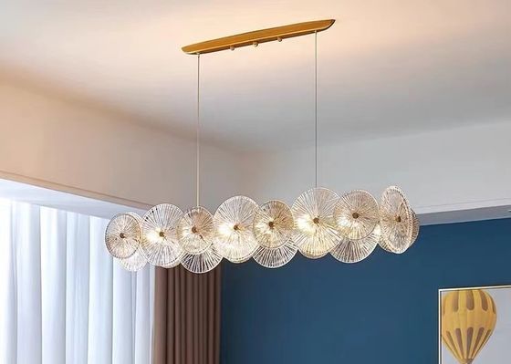 Luxury Hanging Pendant Lights Led Lighting Modern Flower Glass Chandeliers And Lamps