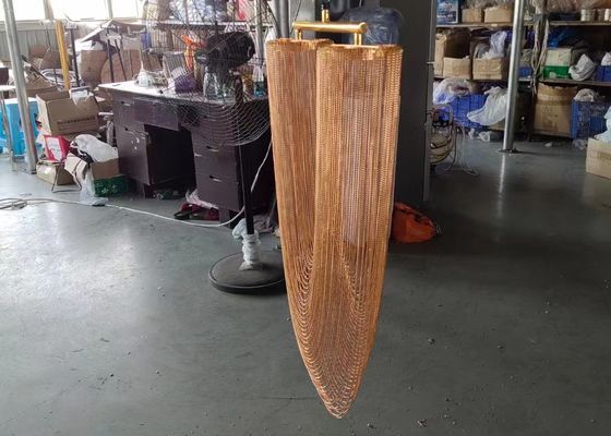 Luxury Metal Aluminum Brass Pendant Light Living Room Modern LED Chandelier