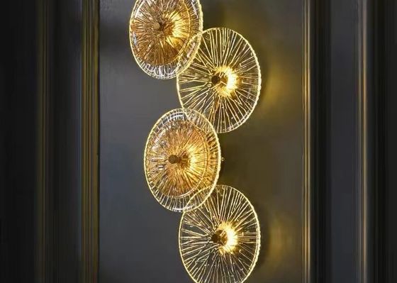 Wholesale Modern Hotel Bedroom Indoor Villa Decorative Surface Mounted LED Wall Light