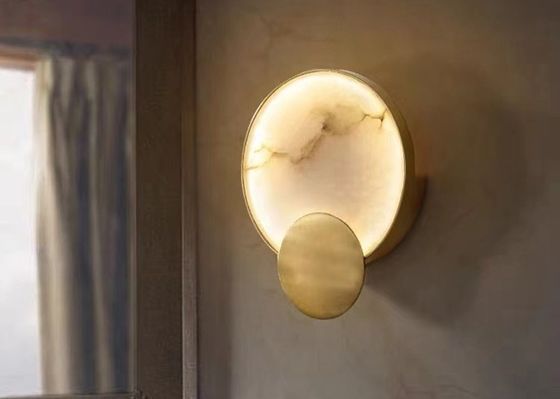 Northern Marble wall lamp corridor living room bedroom study background decorative wall lamp