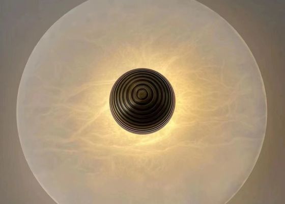 Northern Marble wall lamp corridor living room bedroom study background decorative wall lamp