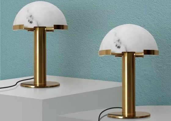 Mushroom Marble  Shade  LED Brass Sconce unique table lamps