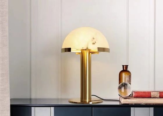 Mushroom Marble  Shade  LED Brass Sconce unique table lamps