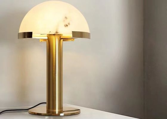 Mushroom Marble  Shade  LED Brass Sconce unique table lamps