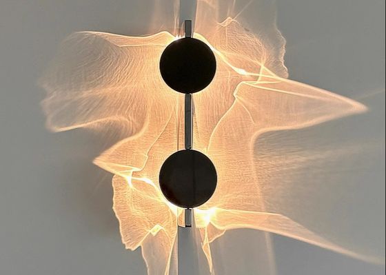 Nordic silver wall lamp modern simple bedroom bedside minimalist light wall lamp